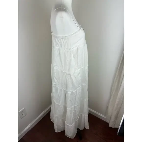 New w/FLAW Show Me Your Mumu Gracie Midi Dress White- Small - Picture 10 of 10
